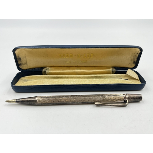 2266 - A sterling silver propelling pencil with original box - approx. gross silver weight 22g