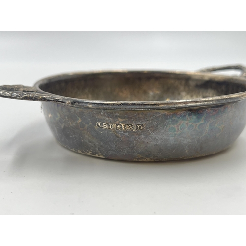 2281 - An A.E. Jones hallmarked Birmingham silver Quaich bowl - approx. gross weight 67g