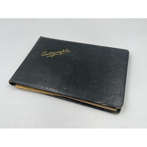 2345 - An early 20th century autograph album with contents