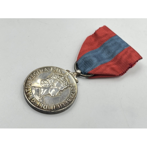 2357 - Two cased medals, one enamelled sterling silver North Staffs Colliery Owners Rescue Team and one Imp... 