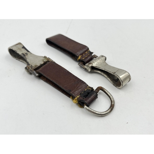 2361A - A WWII German two piece SA dagger hanger