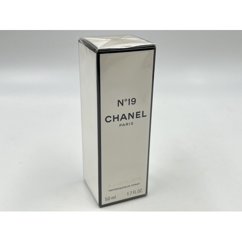 2373 - A boxed and sealed Chanel No.19 50ml eau de toilette spray