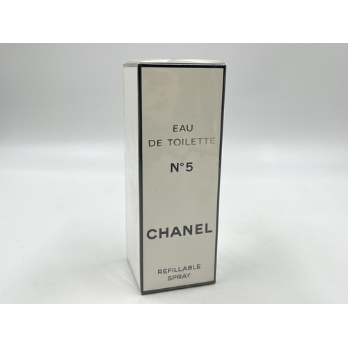 2377 - A boxed and sealed Chanel No.5 50ml eau de toilette refillable spray