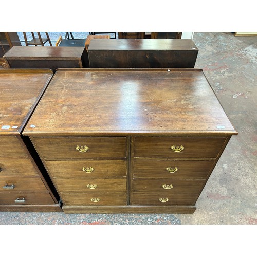 147 - A 19th century mahogany chest of drawers - approx. 92cm high x 103cm wide x 62cm deep