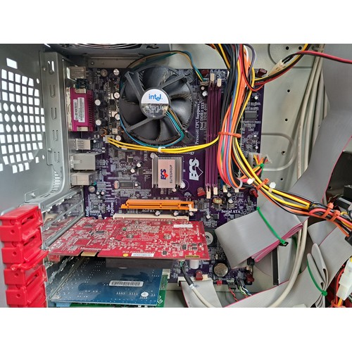 665 - A custom built desktop computer with Intel processor, WIN 500 watt power supply, graphics card, soun... 