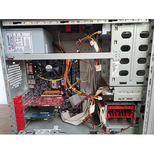 665 - A custom built desktop computer with Intel processor, WIN 500 watt power supply, graphics card, soun... 