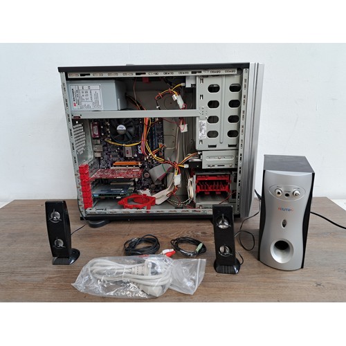 665 - A custom built desktop computer with Intel processor, WIN 500 watt power supply, graphics card, soun... 