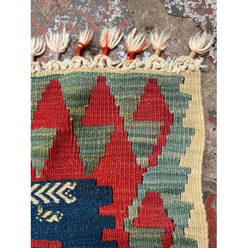 44A - A Kilim hall runner rug - approx. 224cm x 68cm