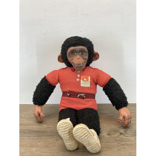 360 - A mid 20th century Chad Valley Jacko monkey doll - approx. 55cm high x 45cm wide