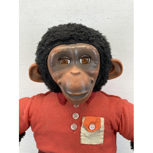 360 - A mid 20th century Chad Valley Jacko monkey doll - approx. 55cm high x 45cm wide