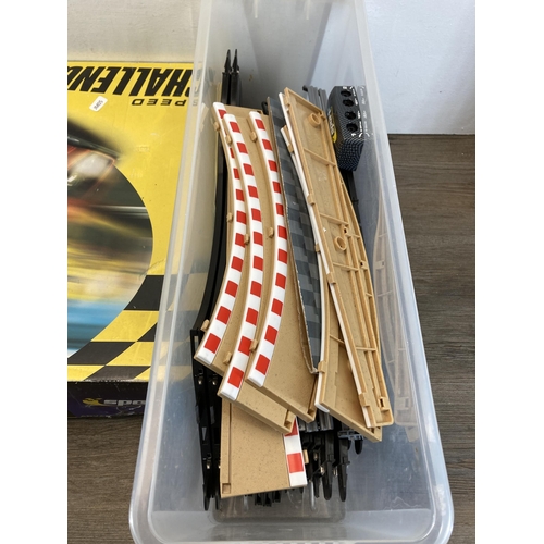 371 - A collection of Scalextric, boxed 'My First Scalextric', boxed 'Speed challenge' and a quantity of l... 