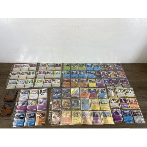 377 - A collection of Pokémon cards to include Pikachu, Machamp etc.