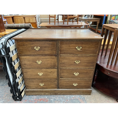 169 - A 19th century mahogany chest of drawers - approx. 92cm high x 103cm wide x 62cm deep