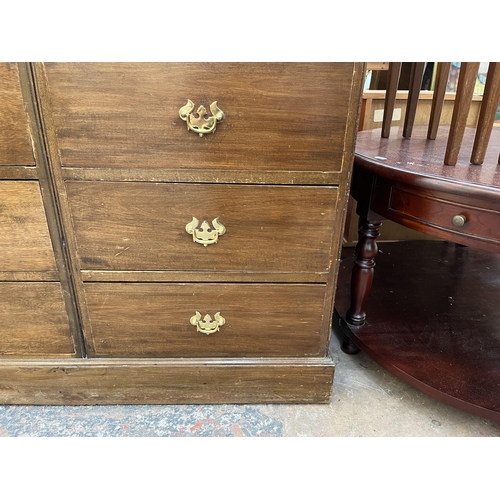 169 - A 19th century mahogany chest of drawers - approx. 92cm high x 103cm wide x 62cm deep