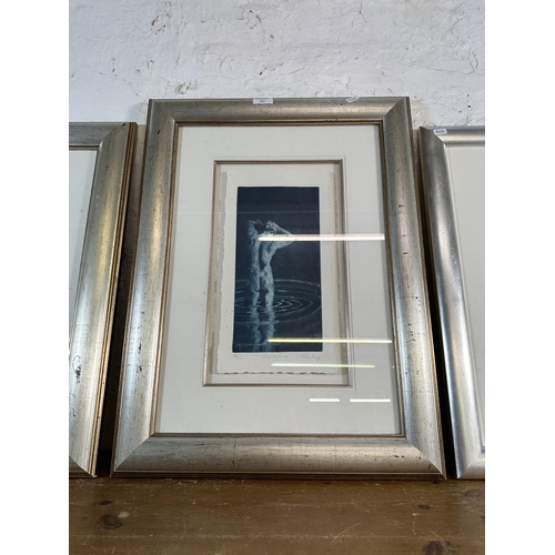 201 - Four framed John Blenkinsopp pencil signed limited edition prints