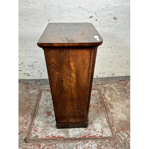 29 - An early 19th century mahogany bedside cabinet - approx. 81cm high x 40cm wide x 32.5cm deep