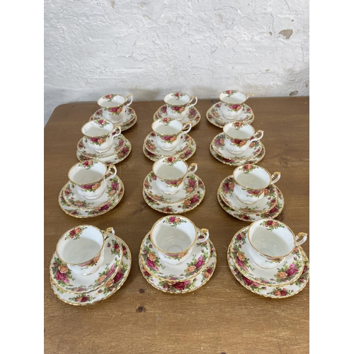 291 - A large collection of Royal Albert Old Country Roses fine bone china to include tea and coffee pots,... 