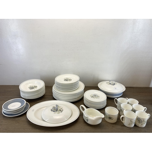 301 - A collection of Wedgwood Susie Cooper design Glenn Mist fine bone china