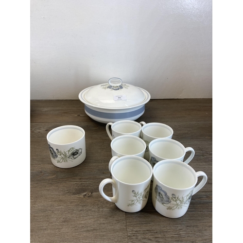 301 - A collection of Wedgwood Susie Cooper design Glenn Mist fine bone china