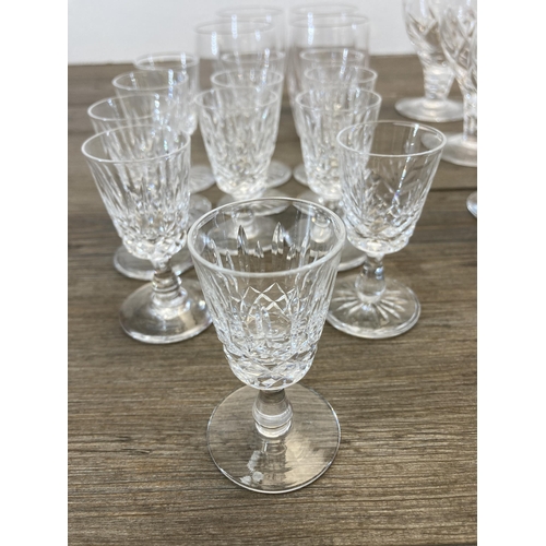 307 - A collection of Stuart, Thomas Webb and Edinburgh glassware