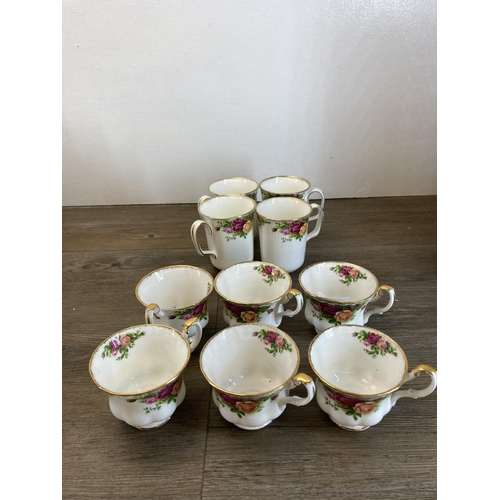 329 - A collection of Royal Albert Old Country Roses fine bone china