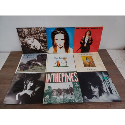 729 - Fourteen LP vinyl records to include The Waterboys, Melissa Etheridge, Edie Brickell & the New Bohem... 