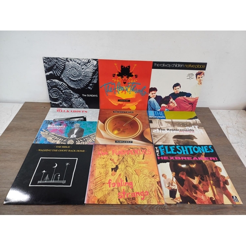 736 - Eleven LP vinyl records, The Sundays, two The Replacements, two The Walkabouts, The Mock Turtles, Th... 