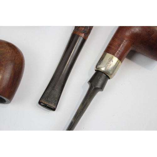 2341 - A collection of smoking pipes to include Tom Cobley, Duncan Briar Straight Billiard etc.