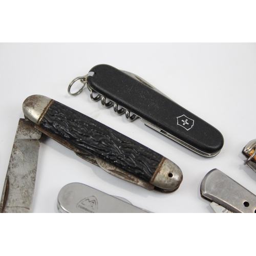 2348 - Fifteen vintage pocket knives