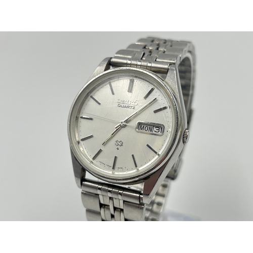 2268 - A Seiko SQ quartz 35mm men's wristwatch - ref. 7546-8390