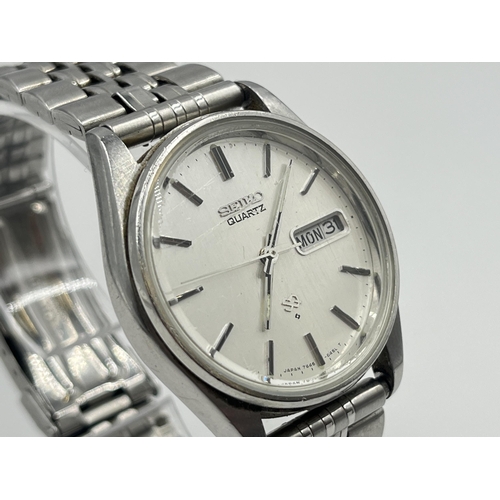 2268 - A Seiko SQ quartz 35mm men's wristwatch - ref. 7546-8390