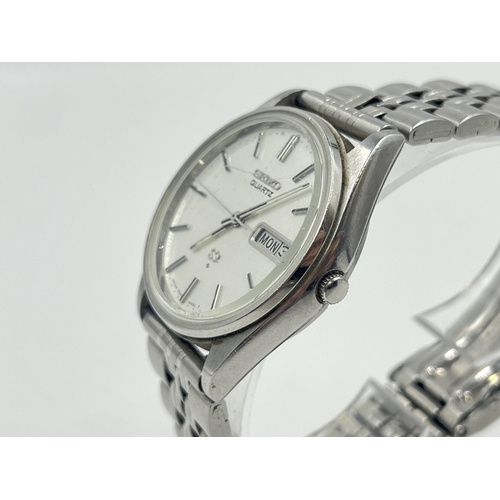 2268 - A Seiko SQ quartz 35mm men's wristwatch - ref. 7546-8390