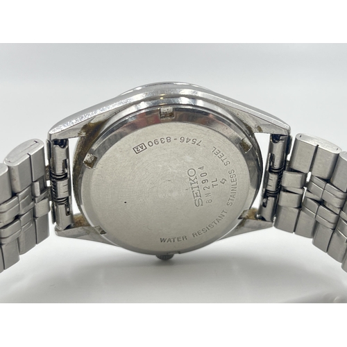 2268 - A Seiko SQ quartz 35mm men's wristwatch - ref. 7546-8390