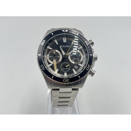 2271 - A boxed Bulova 98B298 Precisionist quartz 46mm men's chronograph wristwatch with high performance 26... 