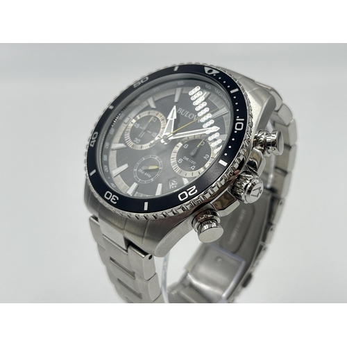 2271 - A boxed Bulova 98B298 Precisionist quartz 46mm men's chronograph wristwatch with high performance 26... 