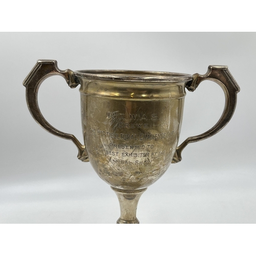 2282 - A hallmarked Birmingham silver trophy, dated 1950 - approx. gross weight 236g