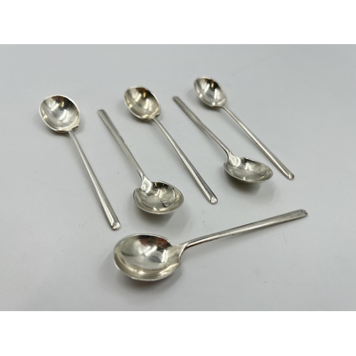 2288 - Six George V James Dixon & Sons hallmarked Sheffield silver teaspoons, dated 1926 - approx. gross we... 