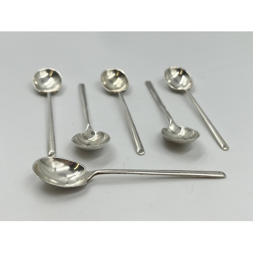 2288 - Six George V James Dixon & Sons hallmarked Sheffield silver teaspoons, dated 1926 - approx. gross we... 