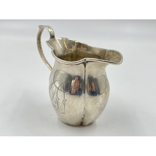 2297 - A George V John Rose hallmarked Birmingham silver cream jug, dated 1911 - approx. gross weight 76g a... 