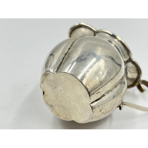 2297 - A George V John Rose hallmarked Birmingham silver cream jug, dated 1911 - approx. gross weight 76g a... 