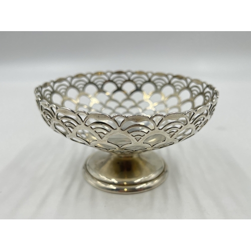 2299 - A George V Mappin & Webb hallmarked Sheffield silver bon bon dish, dated 1935 - approx. gross weight... 