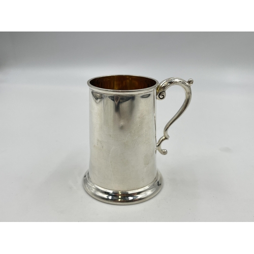 2300 - An R. Carr of Sheffield hallmarked sterling silver cup - approx. gross weight 78g and 7cm high