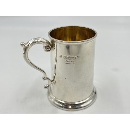 2300 - An R. Carr of Sheffield hallmarked sterling silver cup - approx. gross weight 78g and 7cm high