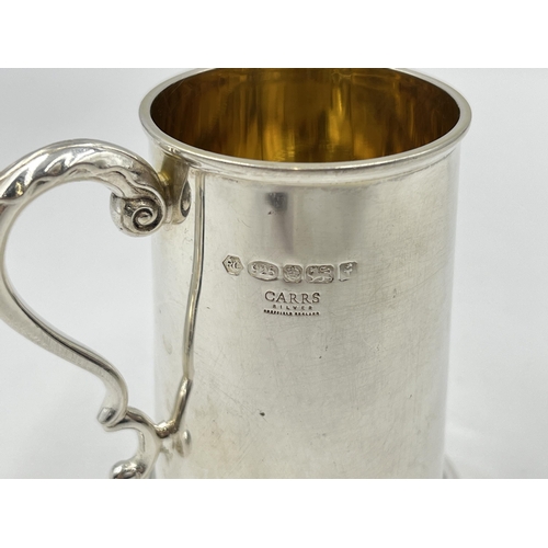 2300 - An R. Carr of Sheffield hallmarked sterling silver cup - approx. gross weight 78g and 7cm high