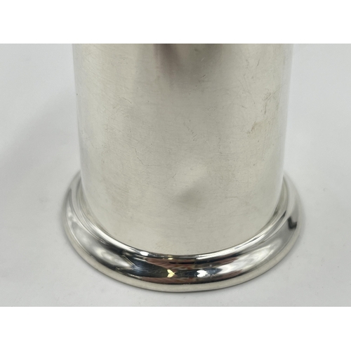 2300 - An R. Carr of Sheffield hallmarked sterling silver cup - approx. gross weight 78g and 7cm high