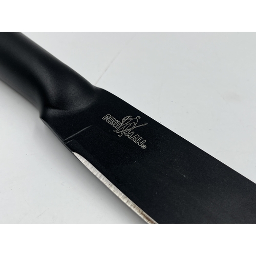 2350 - A cased Bushman Cold Steel knife