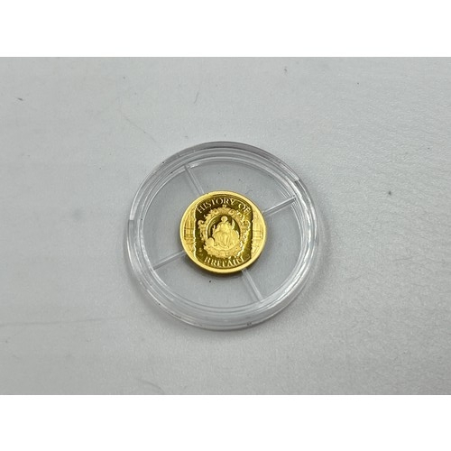 2392 - A 2015 History of Britain 70th Anniversary End of WWII  14ct gold proof coin