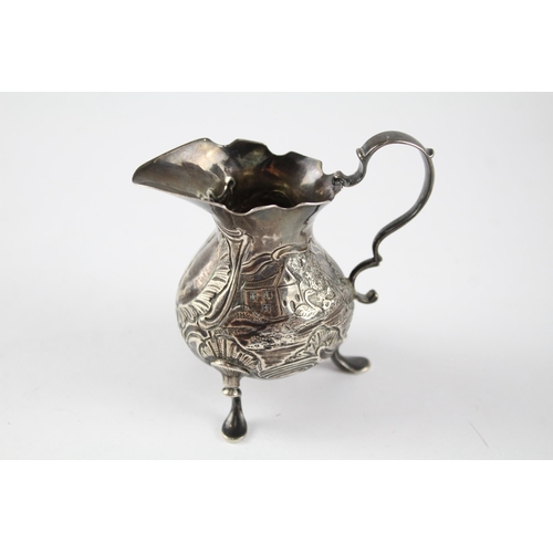 2158 - A Georgian hallmarked London sterling silver cream jug, dated 1744 - approx. gross weight 76g and 8.... 