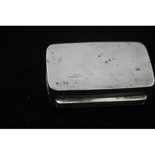 2168 - Two hallmarked .925 and .950 continental silver trinket boxes - approx. gross weight 34g