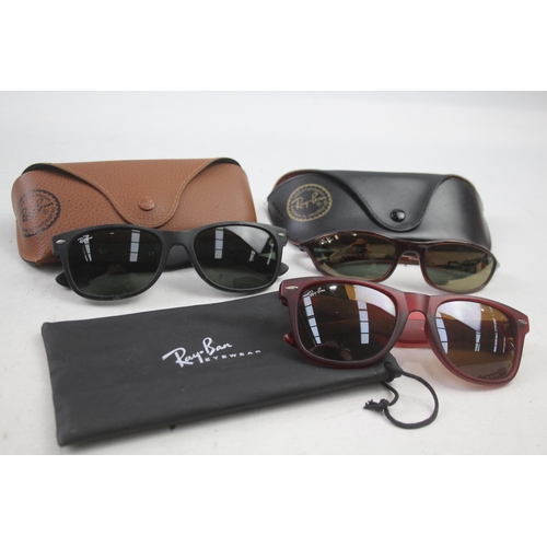 2180 - Three pairs of cased Ray-Ban sunglasses